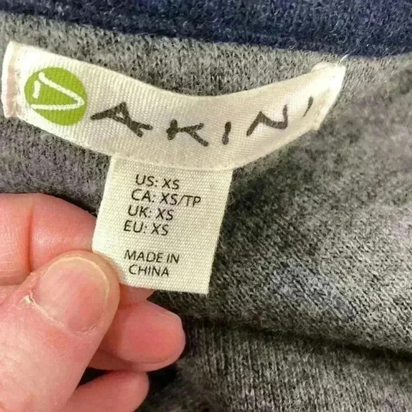 Akini xs Long blue jacket and polyester - Picture 6 of 7